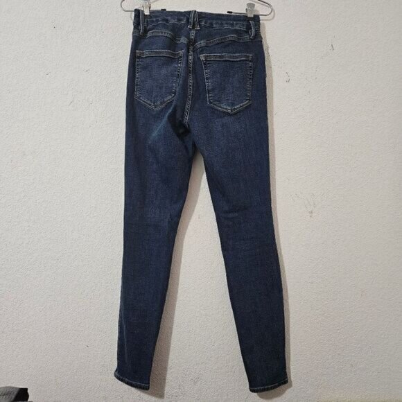 Good American Good Legs skinny jeans Sz 29 Blue 609 - Picture 5 of 9